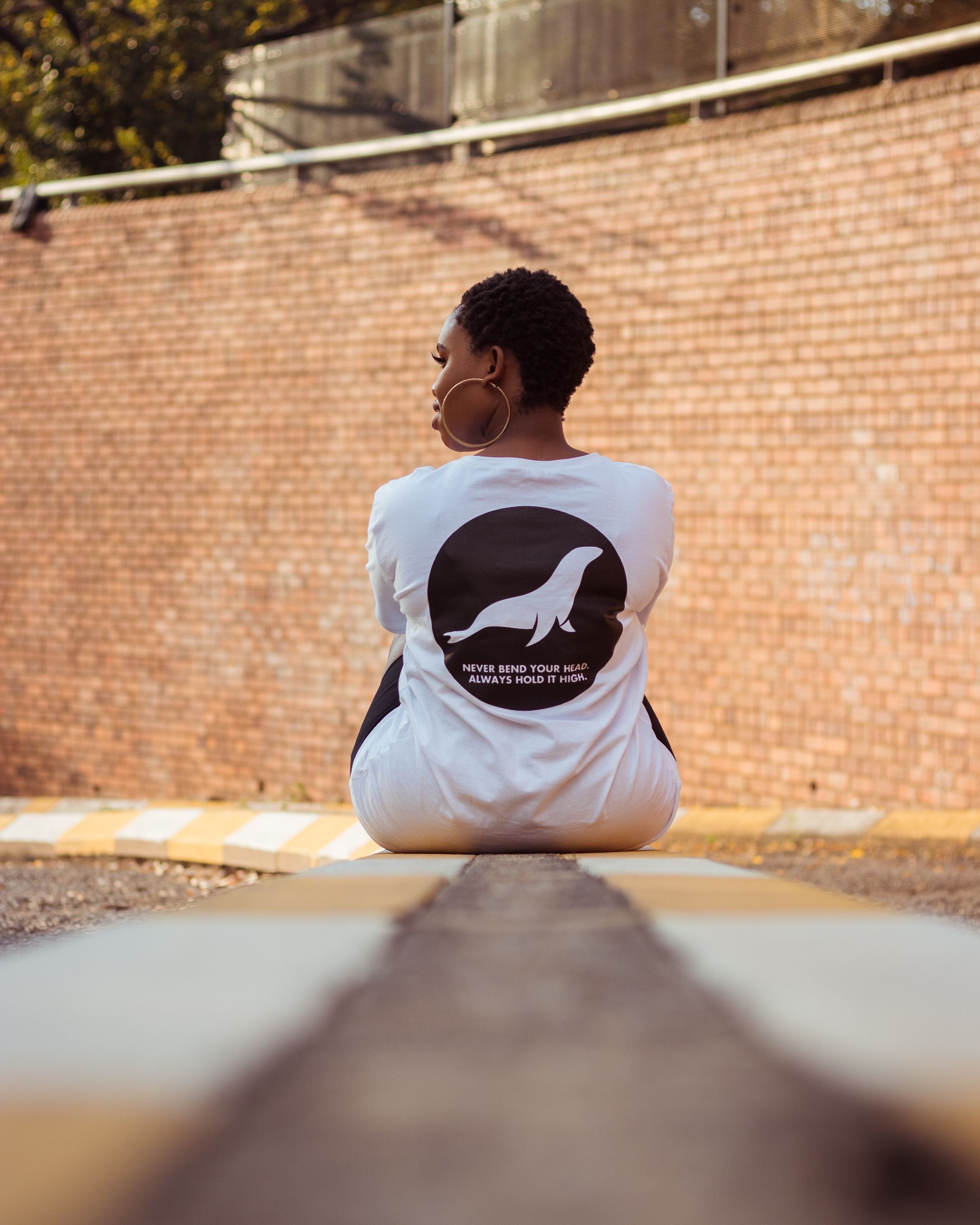 BLACK PWOD LOGO T-SHIRT